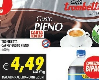 Gros Caffè Trombetta - Gusto Pieno 250 g(ml) offerta