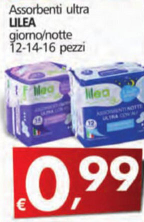 Alter Discount Lilea Assorbenti Ultra Giorno/Notte 12-14-16 Pezzi offerta