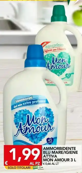 TuoDi Mon Amour Ammorbidente Blu Mare/ Igiene Attiva offerta