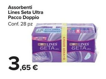 Carrefour Market Lines Assorbenti lines offerta