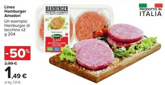 Carrefour Market Amadori Hamburger offerta