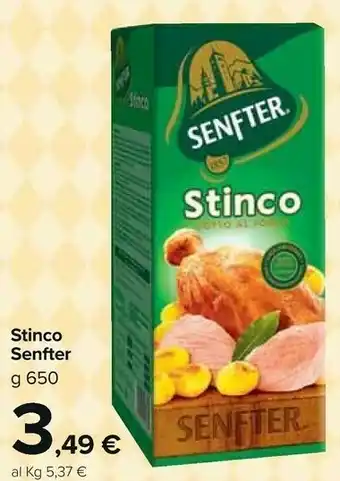 Carrefour Market Senfter Stinco di maiale offerta