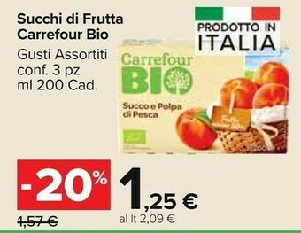 Carrefour Market Succhi di frutta offerta
