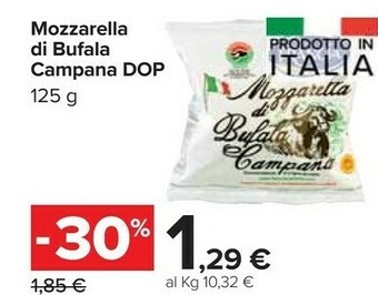 Carrefour Market Mozzarella di bufala offerta