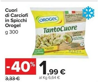 Carrefour Market Orogel Carciofi offerta