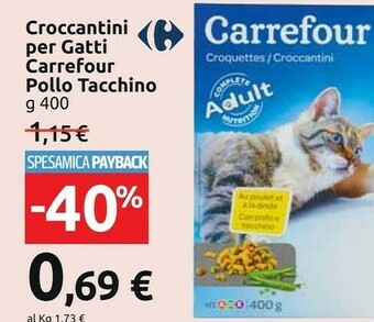 Carrefour Cibo per gatti offerta