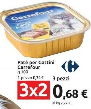 Carrefour Cibo per gatti offerta