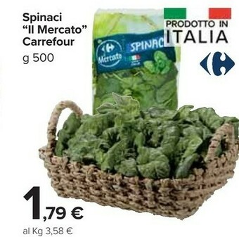 Carrefour Spinaci offerta