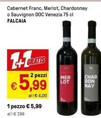 Falcaia Cabernet Franc/Merlot/Chardonnay O Sauvignon Doc