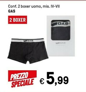 Iper La Grande Gas 2 Boxer Uomo offerta