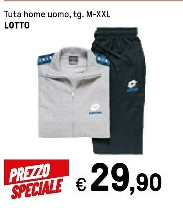 Lotto Tuta Home Uomo offerta di Iper La Grande