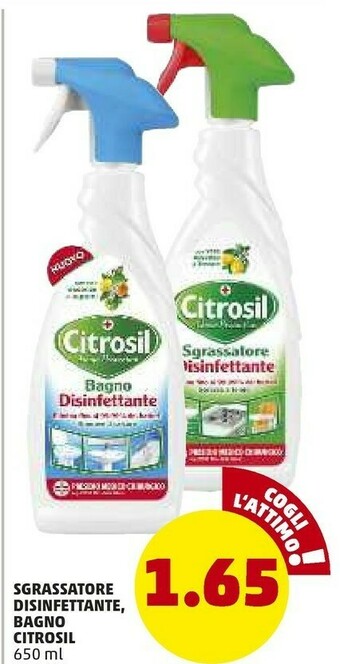 PENNY Citrosil Bagno Disinfettante 650 Ml offerta