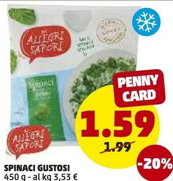 PENNY I Gustarelli - Spinaci Gustosi 450 g(ml) offerta