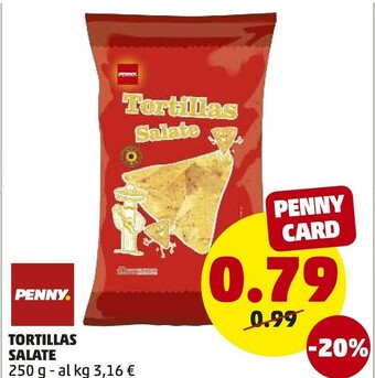 PENNY Penny - Tortillas Salate 250 G(ml) offerta