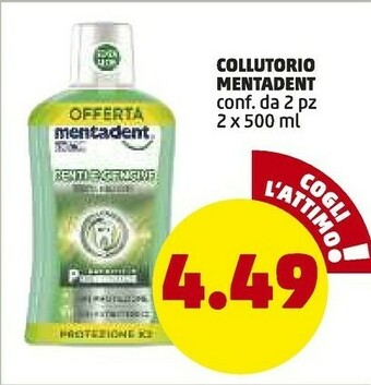 PENNY Mentadent Collutorio offerta