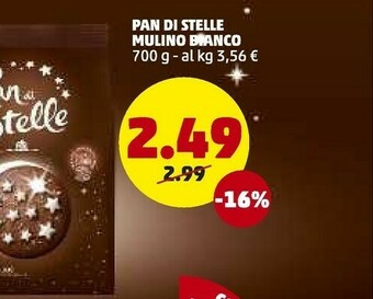 PENNY Mulino Bianco Il Biscotto Pan Di Stelle 700 G(ml) offerta