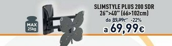 Unieuro Meliconi Slimstyle Plus 200 SDR 26" offerta