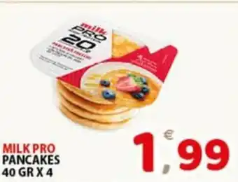 Premium Supermercati MILK PRO PANCAKES 40 GR X 4 offerta