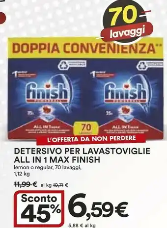 Coop Finish Detersivo Per Lavastoviglie offerta