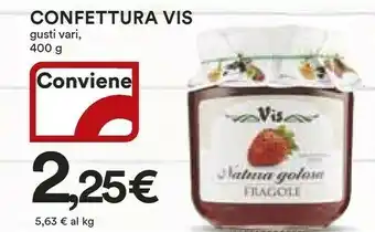 Coop Vis - Confettura Extra Fragole 400 G(ml) offerta