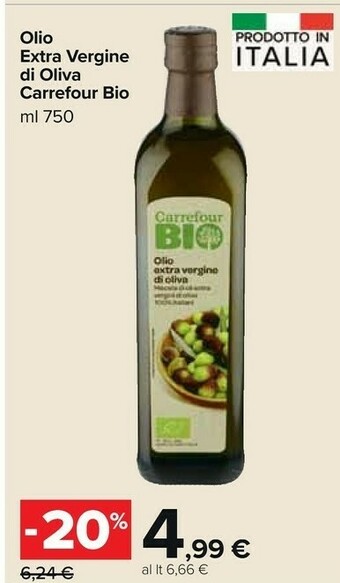 Carrefour Olio extravergine di oliva offerta