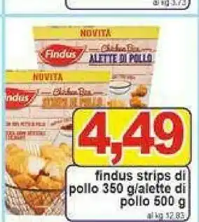 Gros Findus Chicken Box Strips Di Pollo 350 G(ml) offerta