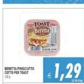 Iperfamily Beretta Prosciutto Cotto Per Toast offerta