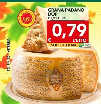 TuoDi Grana Padano DOP offerta
