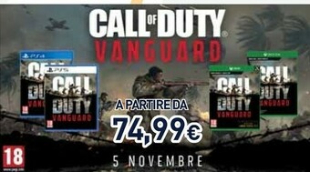Unieuro Sony Call Of Duty: Vanguard Basic Multilingua PlayStation 4 offerta