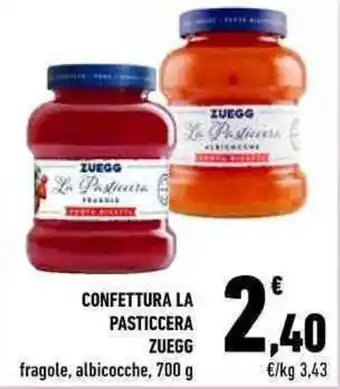 Conad City CONFETTURA LA PASTICCERA ZUEGG fragole, albicocche, 700 g offerta