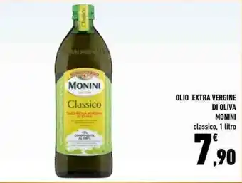 Conad City OLIO EXTRA VERGINE DI OLIVA MONINI classico, 1 litro offerta