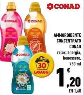 AMMORBIDENTE CONCENTRATO CONAD relax, energia, benessere, 750 ml