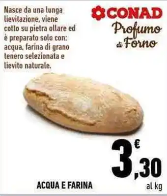 Conad City ACQUA E FARINA offerta