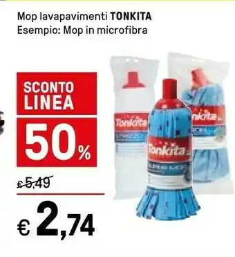Iper La Grande Tonkita Mop Lavapavimenti offerta
