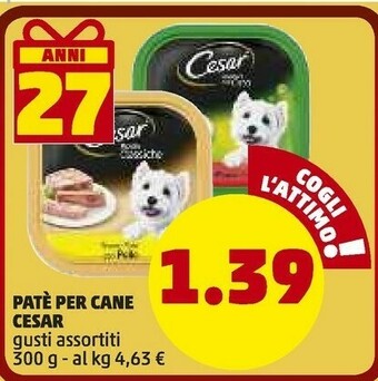 PENNY Cesar Patè Per Cane offerta