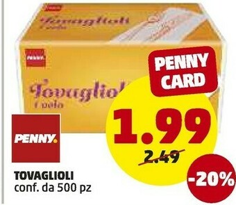 PENNY Penny Tovaglioli offerta