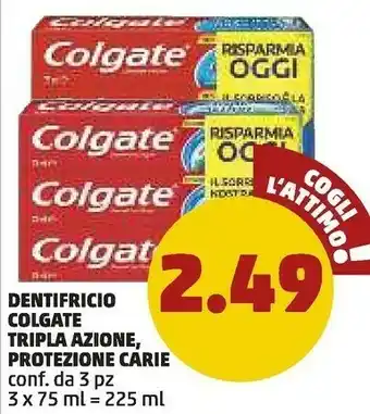 PENNY Colgate 01.00153 Dentifricio Anticarie 75 Ml offerta