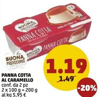 PENNY La buona pasticceria Panna Cotta Al Caramello offerta
