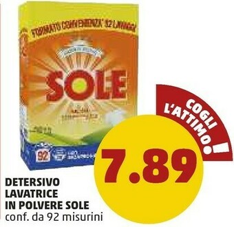 PENNY Sole Detersivo Lavatrice In Polvere offerta