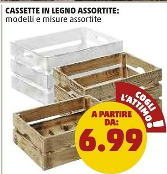 PENNY Cassette In Legno offerta