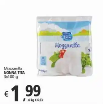 Alter Discount Mozzarella NONNA TITA 3x100 g offerta