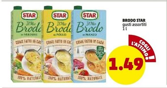 PENNY Star Brodo Ricetta Tutto Sapore 1000 G(ml) offerta