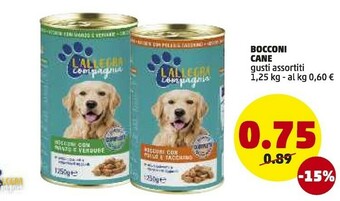 PENNY L'allegra Bocconi Cane 1250 G offerta