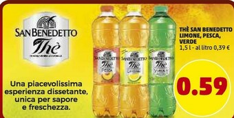 San Benedetto The Verde Con Aloe Vera 1500 G(ml)
