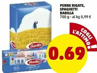 PENNY Barilla Penne Rigate offerta