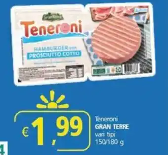 Alter Discount Teneroni GRAN TERRE vari tipi 150/180 g offerta