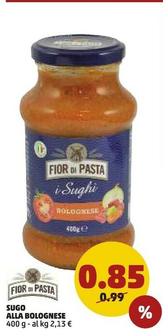PENNY Fior di pasta Sugo Alla Bolognese offerta