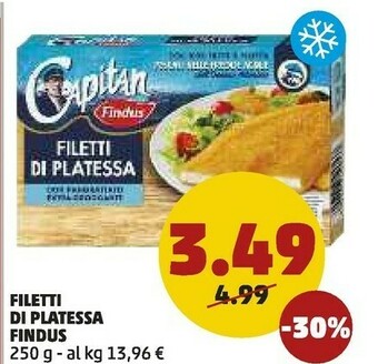 Findus Filetti Di Platessa Alla Mugnaia 250 G(ml)
