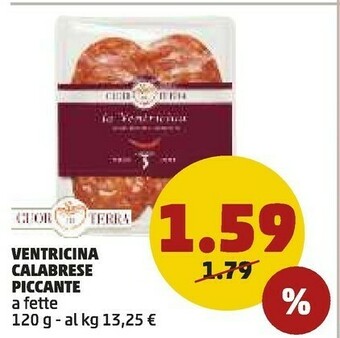 PENNY Cuor di terra Ventricina Calabrese Piccante A Fette offerta