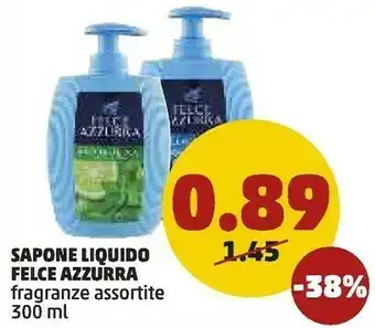 PENNY Felce Azzurra Sapone Liquido offerta